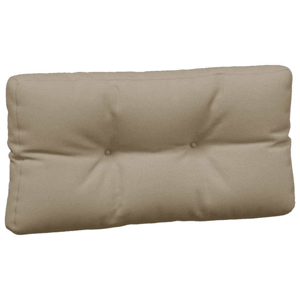 Palletkussens 5 st stof taupe