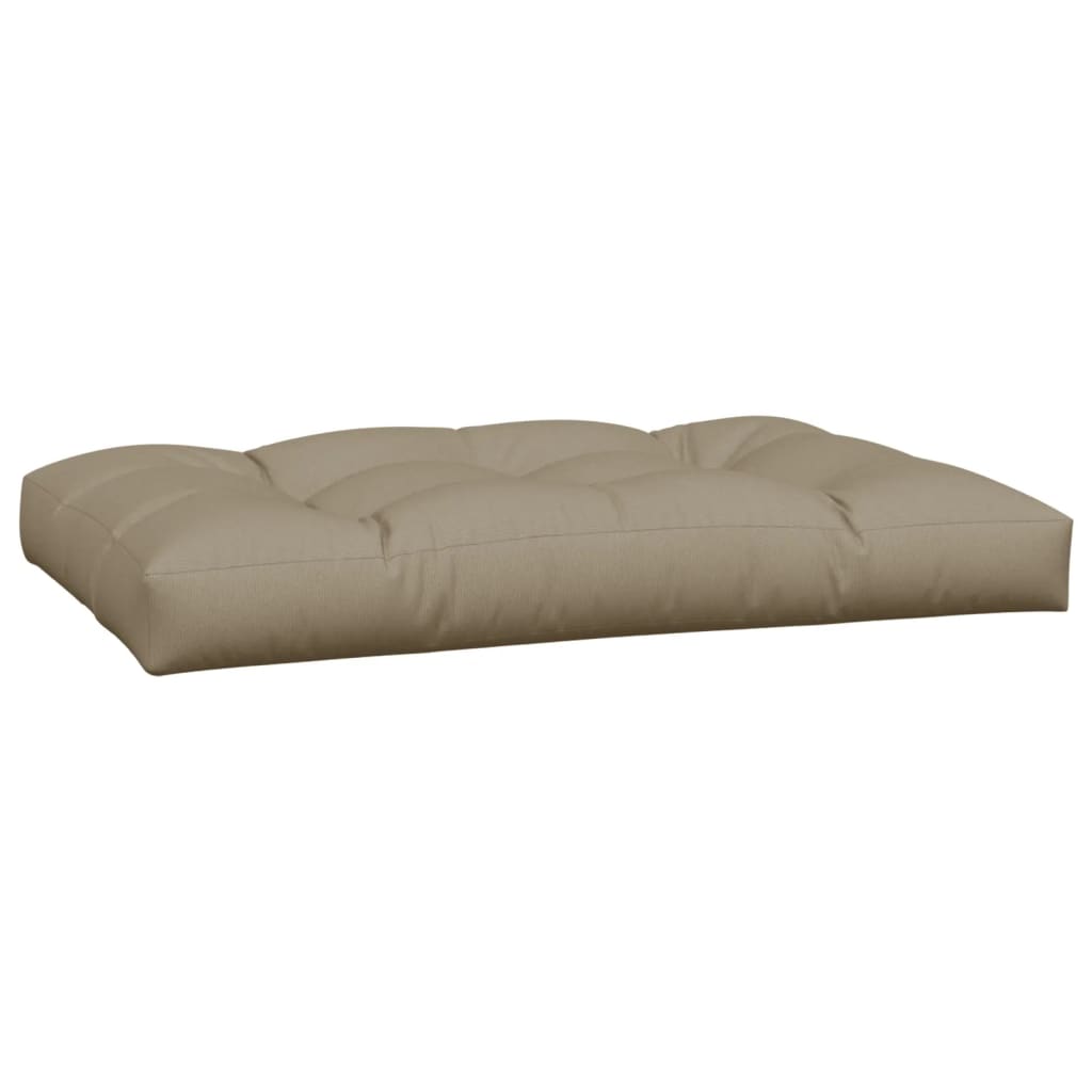 Palletkussens 5 st stof taupe