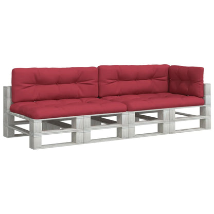 Palletkussens Stof Wijnrood