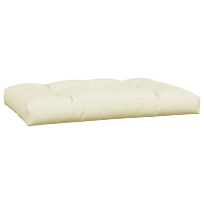 Palletkussens 7 st stof crèmekleurig