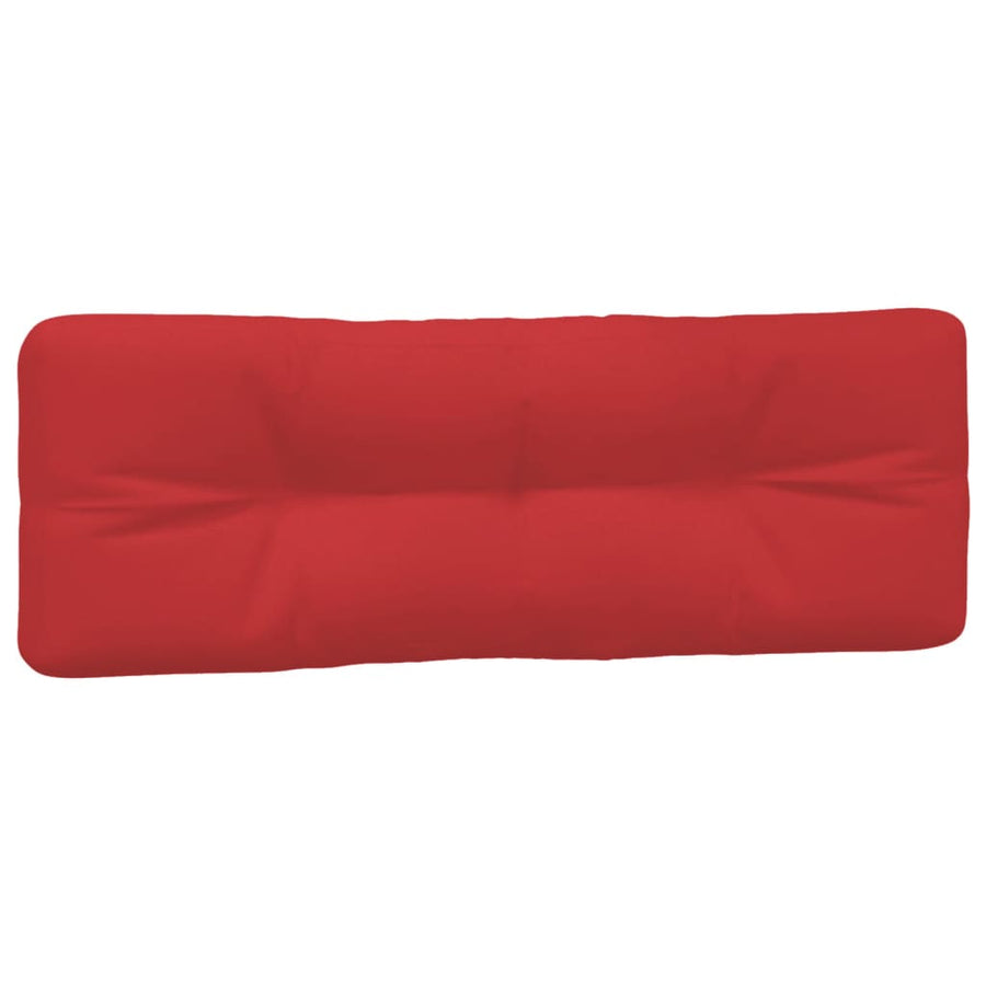 Palletkussens 7 st stof rood