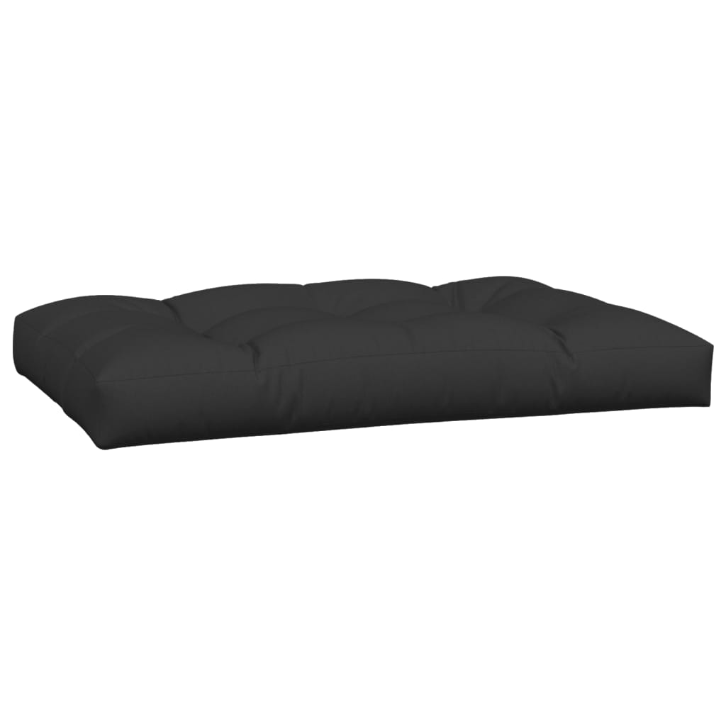 Palletkussens 7 st stof zwart