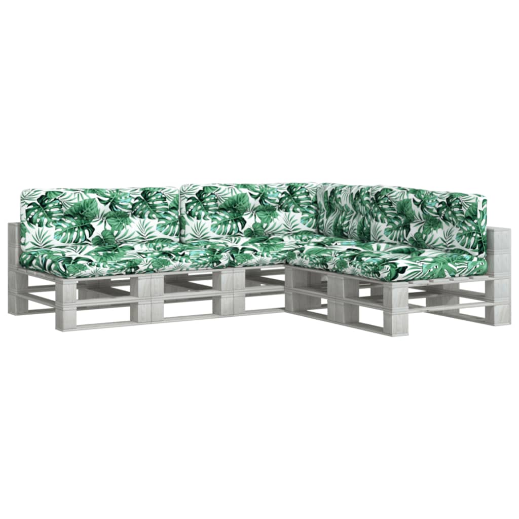 Palletkussens Stof Bladpatroon
