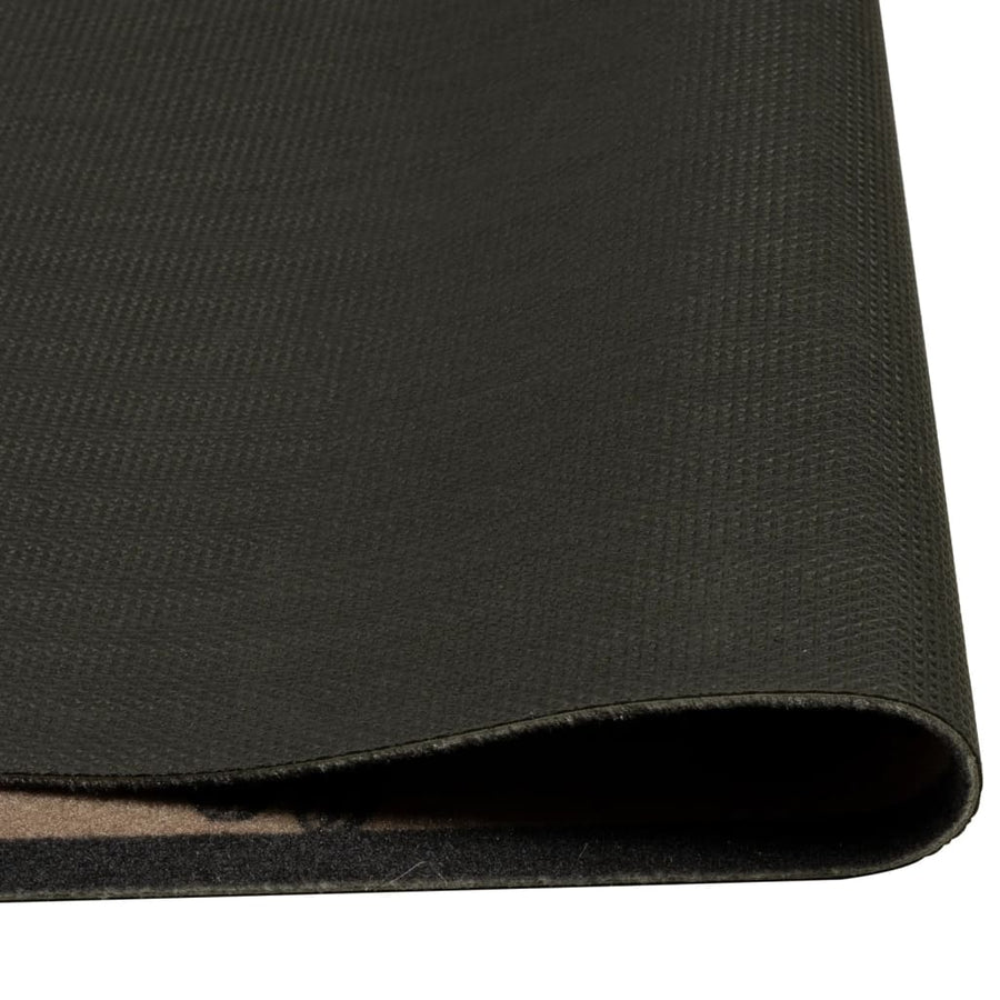 Keukenmat wasbaar ochtendprint 45x150 cm fluweel bruin