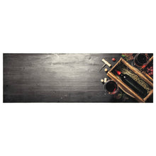 Keukenmat Wasbaar Wijnflesprint 60X180 Cm Fluweel