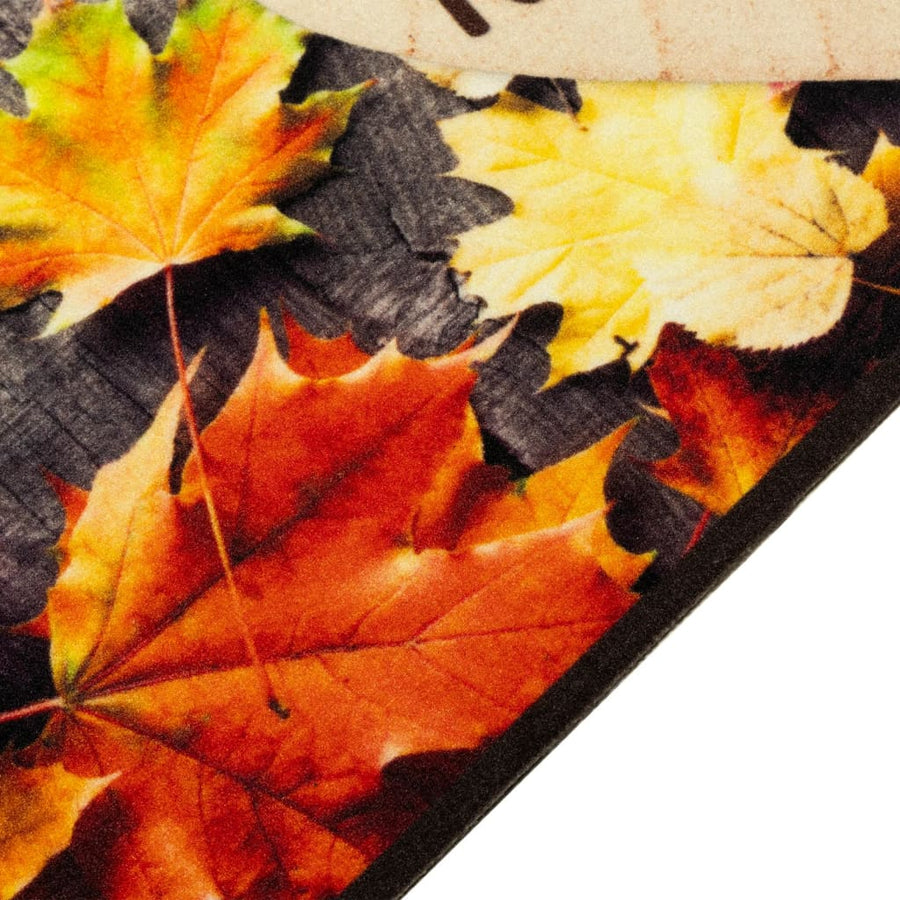 Keukenmat Wasbaar Herfstprint 45X150 Cm Fluweel