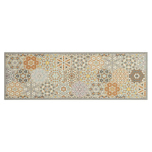 Keukenmat Wasbaar Zeshoekpastelprint 60X180 Cm Fluweel