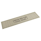 Keukenmat 60x300 cm fluweel taupe