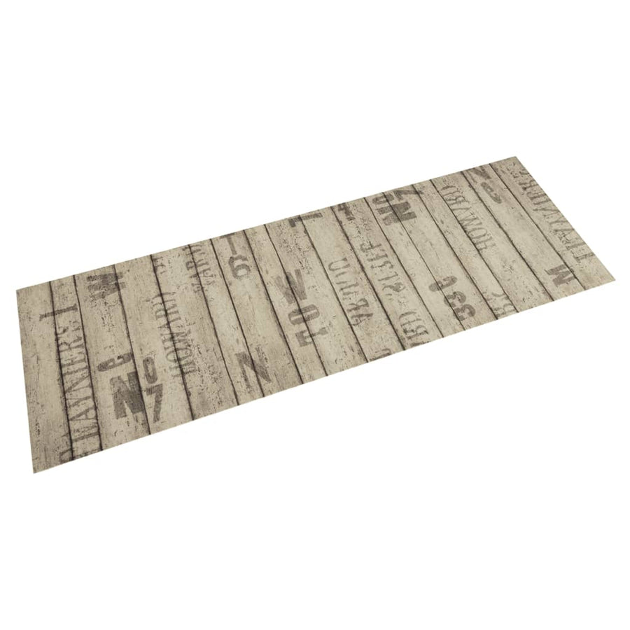 Keukenmat Wasbaar Hekprint 60X180 Cm Fluweel
