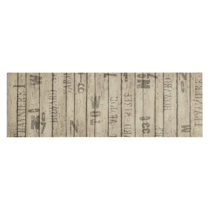 Keukenmat Wasbaar Hekprint 60X180 Cm Fluweel