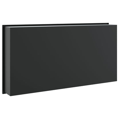 Douchenis 62x32x9 cm roestvrijstaal matzwart