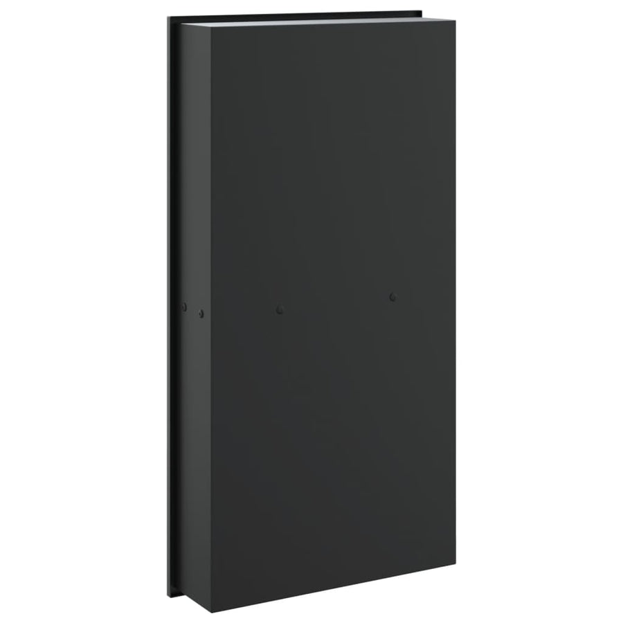 Douchenis 32x62x9 cm roestvrijstaal matzwart