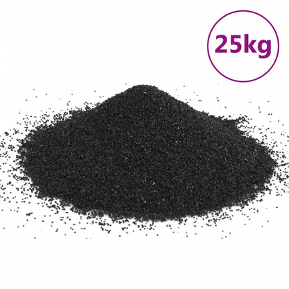 Aquariumzand 0,2-2 Mm Zwart 25 kg