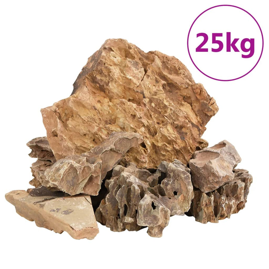 Drakenstenen 25 Kg 5-30 Cm 5-30 cm (25 kg) Bruin