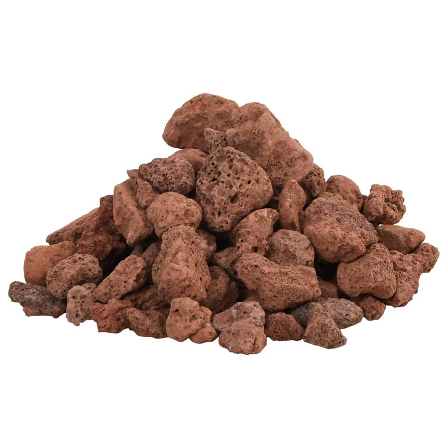 Lavastenen 10 Kg 1-2 Cm 1-2 cm (10 kg) Rood
