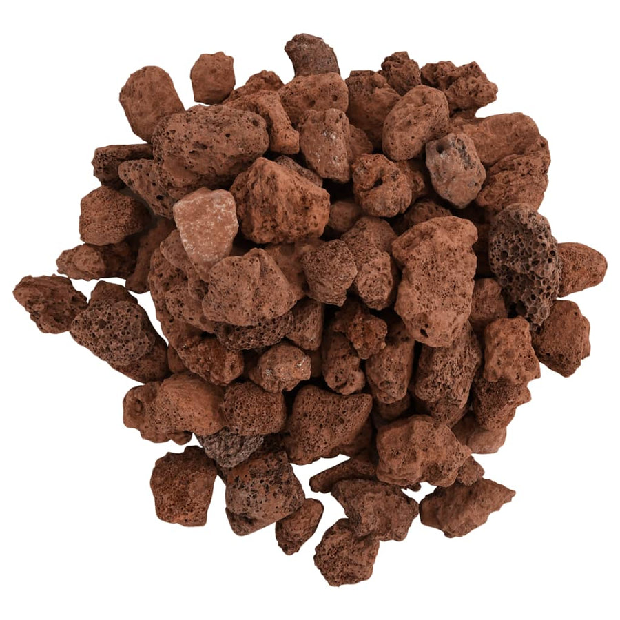 Lavastenen 10 Kg 1-2 Cm 1-2 cm (10 kg) Rood