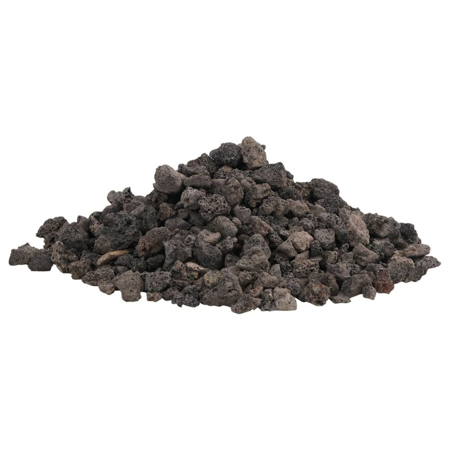 Lavastenen 10 Kg 1-2 Cm 1-2 cm (10 kg) Zwart