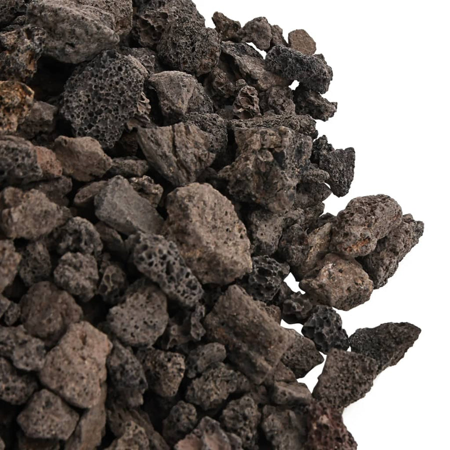 Lavastenen 10 Kg 1-2 Cm 1-2 cm (10 kg) Zwart