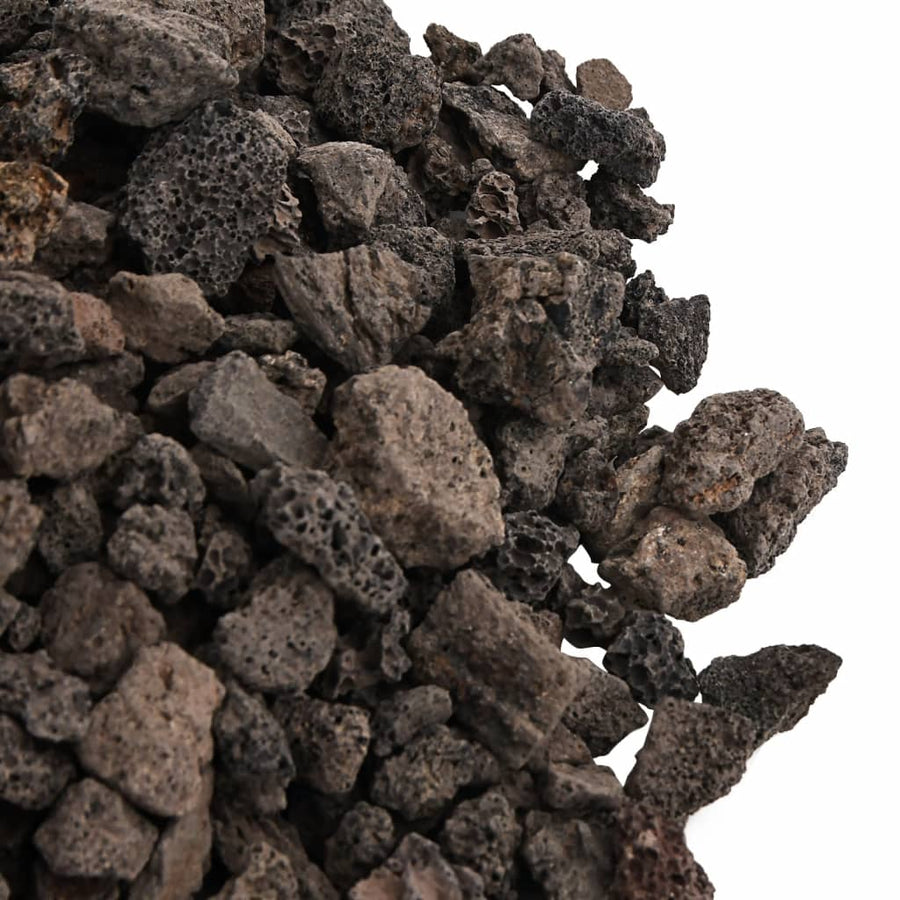 Lavastenen 25 Kg 1-2 Cm 1-2 cm (25 kg) Zwart