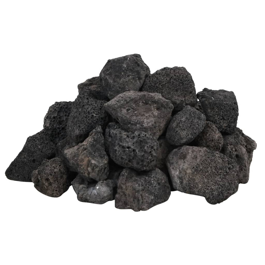 Lavastenen 10 Kg 3-5 Cm 3-5 cm (10 kg) Zwart