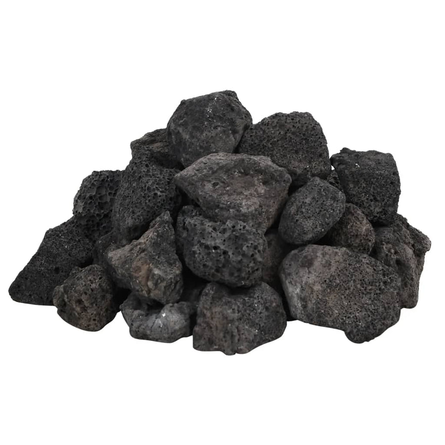 Lavastenen 25 Kg 3-5 Cm 3-5 cm (25 kg) Zwart