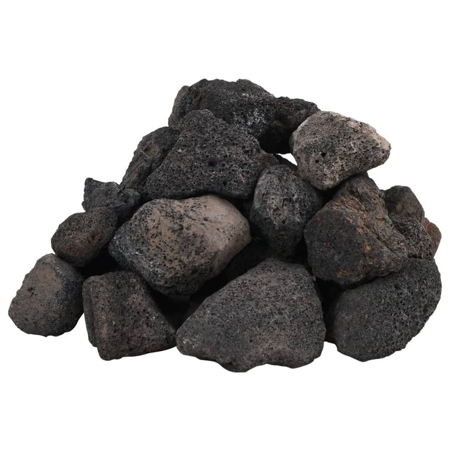 Lavastenen 10 Kg 5-8 Cm 5-8 cm (10 kg) Zwart