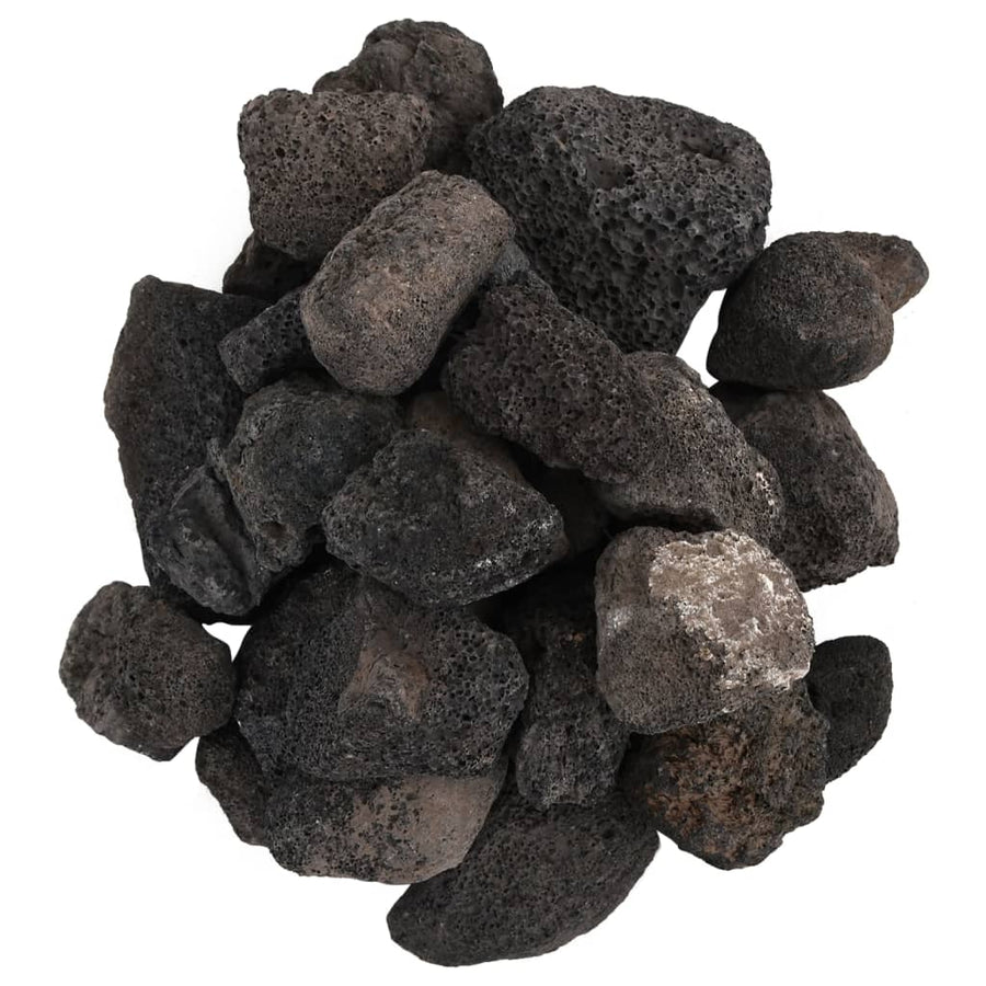 Lavastenen 10 Kg 5-8 Cm 5-8 cm (10 kg) Zwart