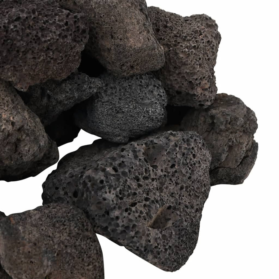 Lavastenen 10 Kg 5-8 Cm 5-8 cm (10 kg) Zwart