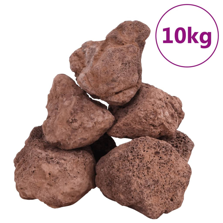 Lavastenen 10 Kg 10-30 Cm 10-30 cm (10 kg) Rood