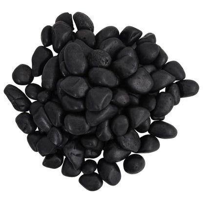 Kiezelstenen Gepolijst 2-5 Cm 25 Kg 2-5 cm (25 kg) Zwart