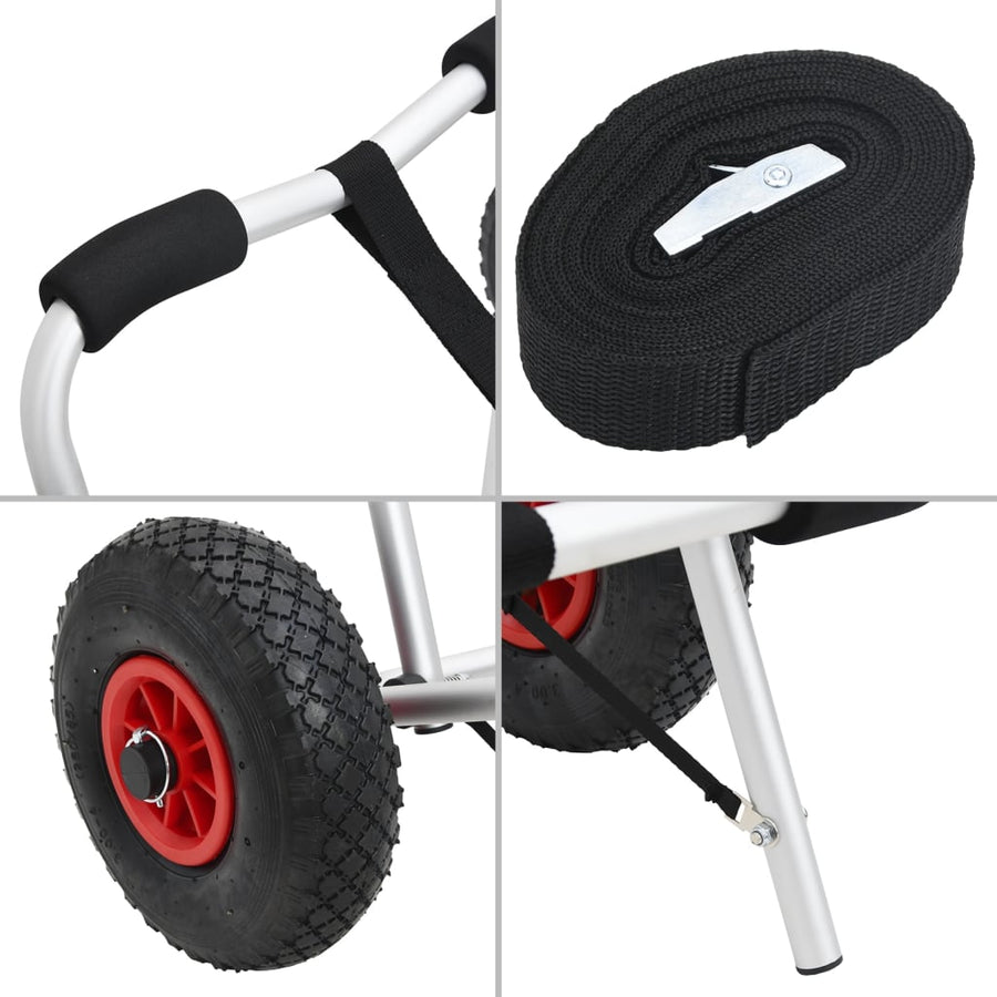 Kajaktrolley inklapbaar 45 kg aluminium