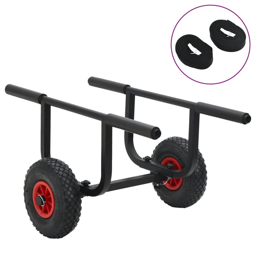 Kajaktrolley 90 Kg Aluminium 1 80 x 65 x 41 cm
