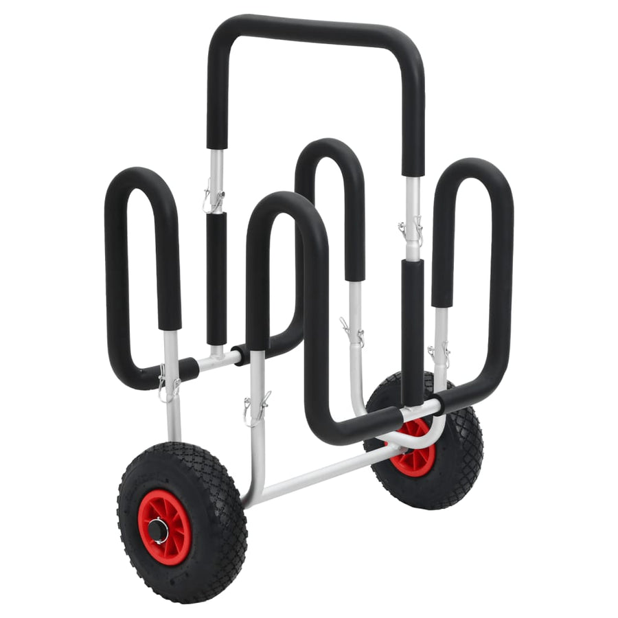 Kajaktrolley Voor 2 Planken Inklapbaar 90 Kg Aluminium