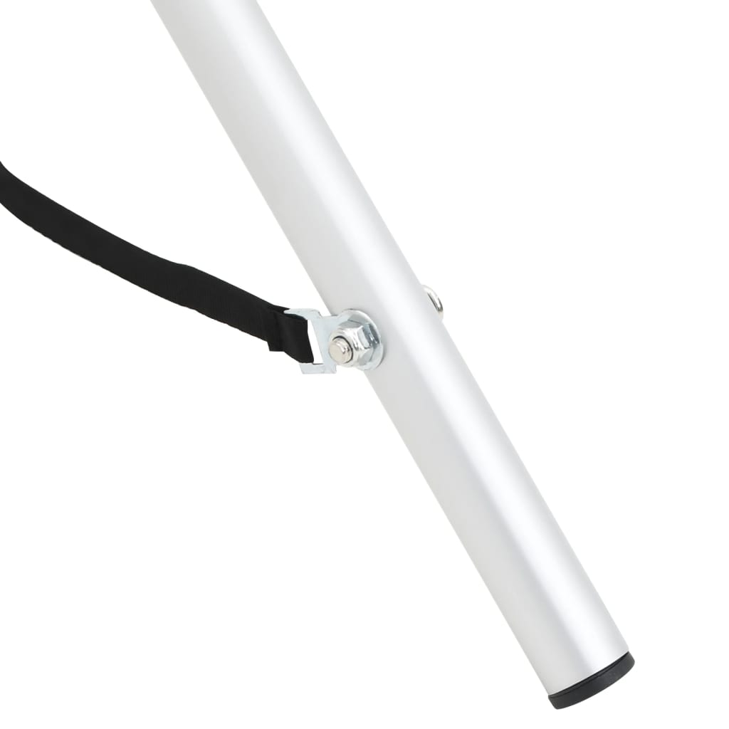 Kajakstandaard Inklapbaar 2 St 70 Kg Aluminium Zwart