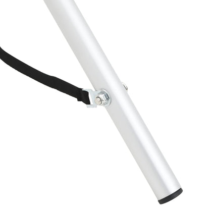 Kajakstandaard Inklapbaar 2 St 70 Kg Aluminium Zwart