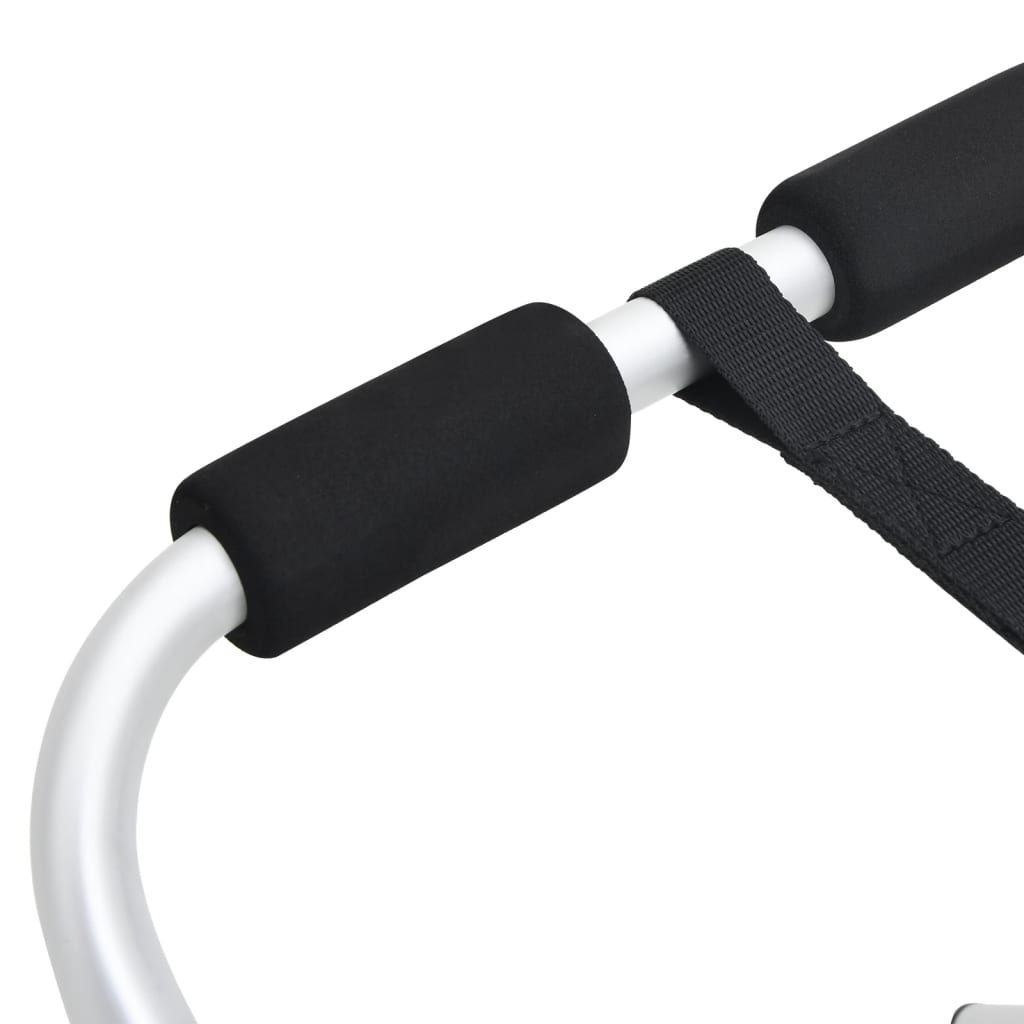 Kajakstandaard Inklapbaar 2 St 70 Kg Aluminium Zwart