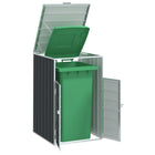 Containerberging 72x81x115 cm staal antraciet