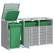 Containerberging 3 containers 216x81x115 cm staal grijs