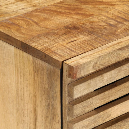 Dressoirs 2 st 60x34x75 cm massief ruw mangohout