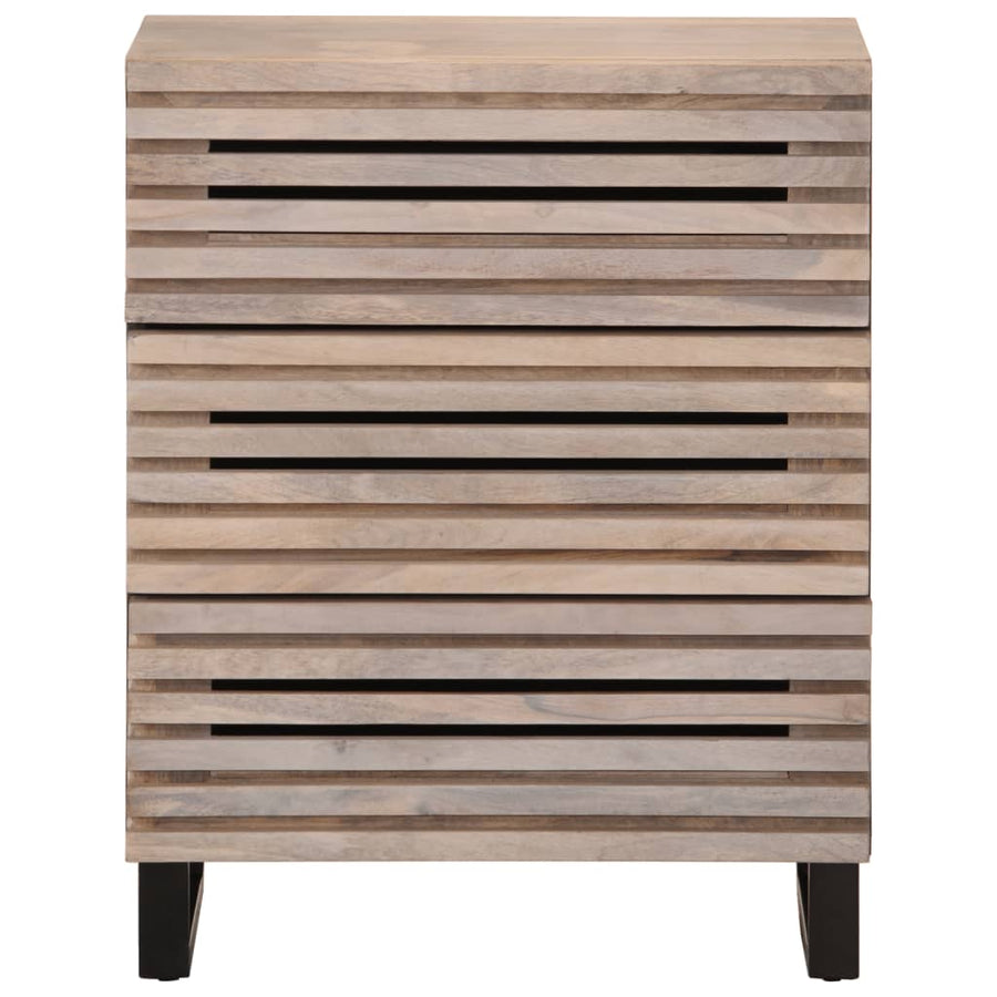 Dressoirs 2 st 60x34x75 cm massief mangohout