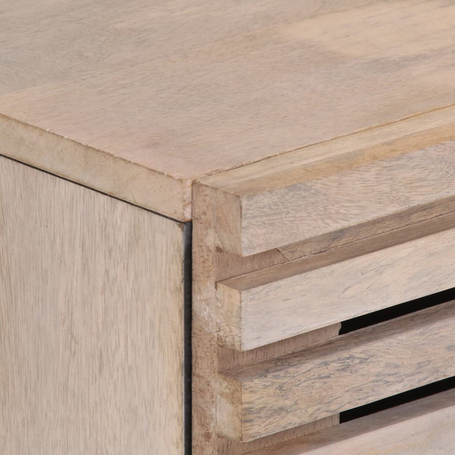 Dressoirs 2 st 60x34x75 cm massief mangohout