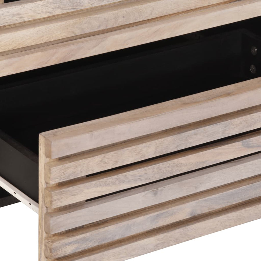 Dressoirs 2 st 60x34x75 cm massief mangohout