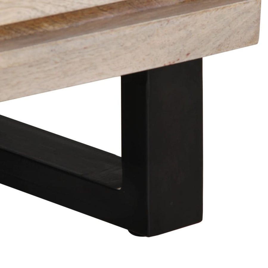 Dressoirs 2 st 60x34x75 cm massief mangohout