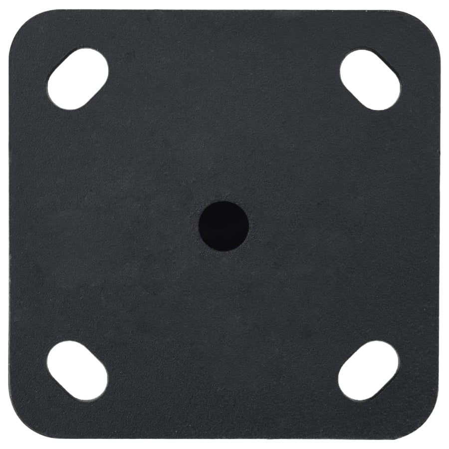 Parasolvoet Voor Ø32/34/38 Mm Stok Staal matzwart
