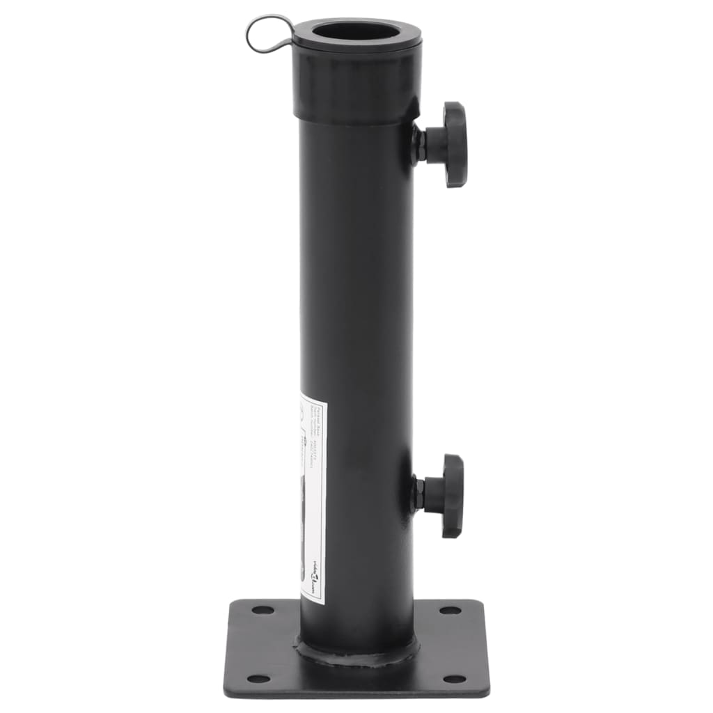 Parasolvoet Voor Ø38/48 Mm Stok Staal matzwart