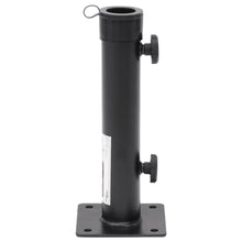 Parasolvoet Voor Ø38/48 Mm Stok Staal matzwart