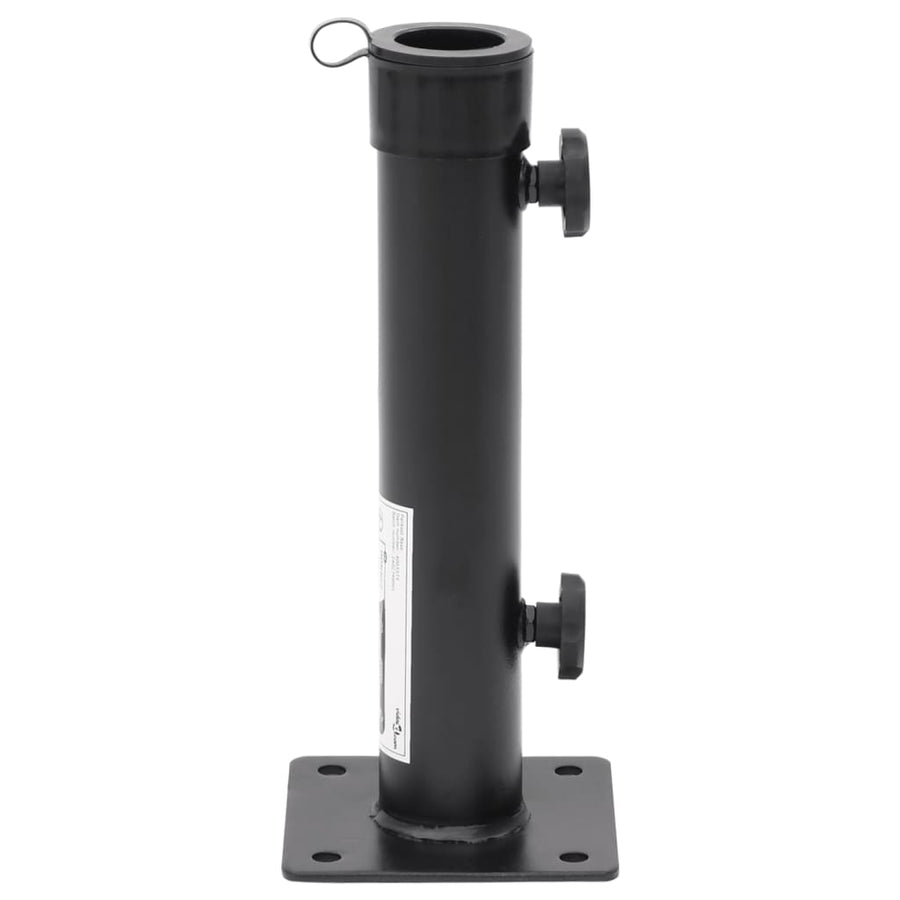 Parasolvoet Voor Ø38/48 Mm Stok Staal matzwart