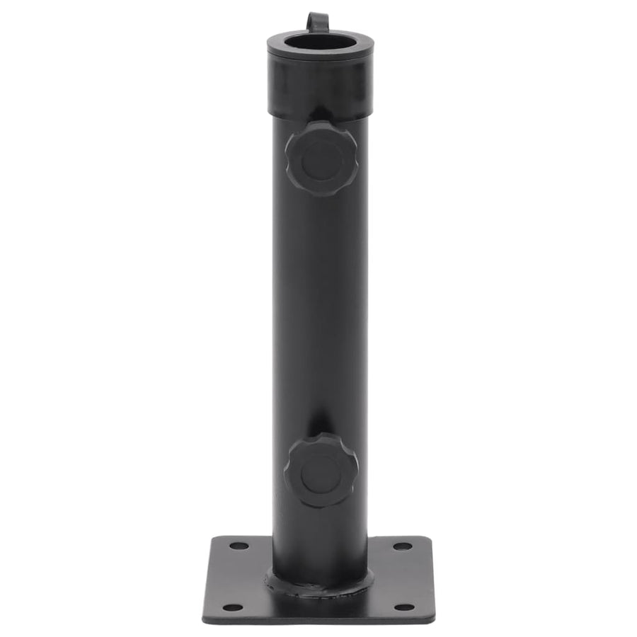 Parasolvoet Voor Ø38/48 Mm Stok Staal matzwart