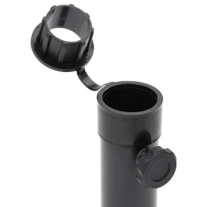 Parasolvoet Voor Ø38/48 Mm Stok Staal matzwart