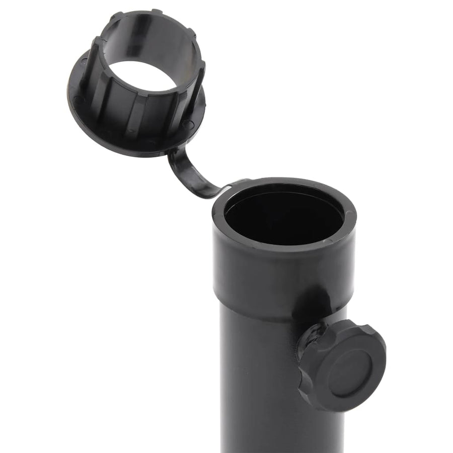 Parasolvoet Voor Ø38/48 Mm Stok Staal matzwart